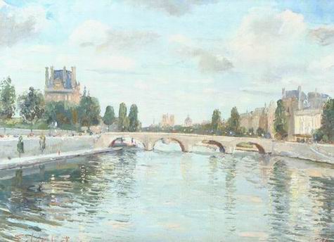 Paris Scene oil painting